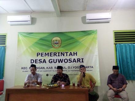 Menjelang pra kompetisi Guwosari FC adakan doa bersama